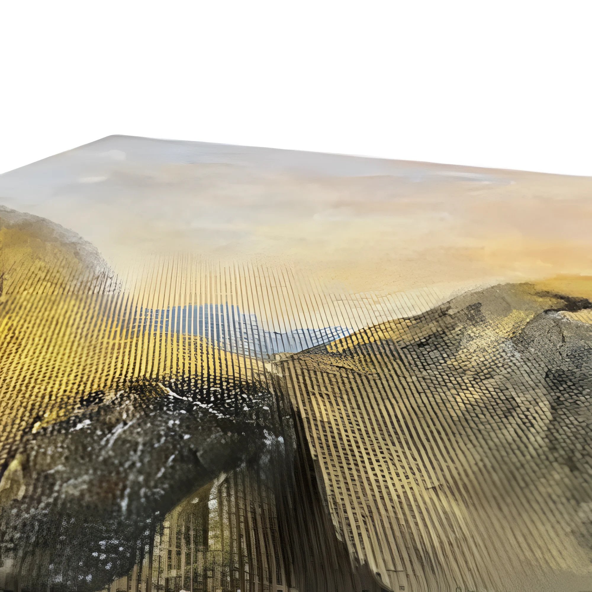 Lenticular print of a mountain landscape on The Quiraing Canvas for vibrant visual display