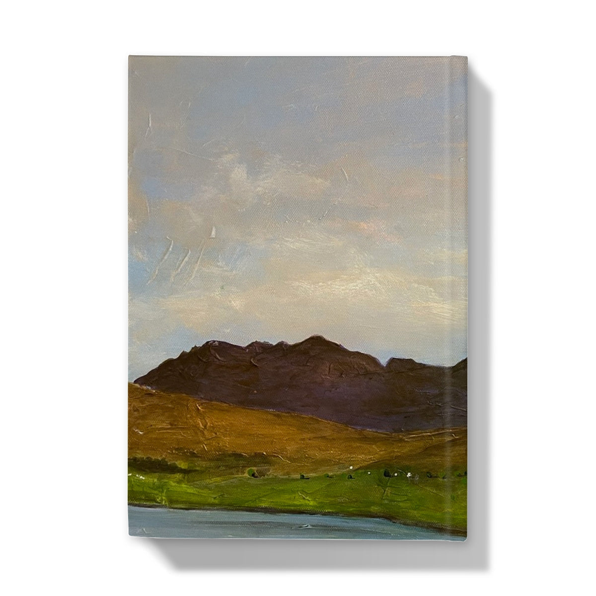 The Road To Carbost Hardback Journal with impressionistic landscape cover