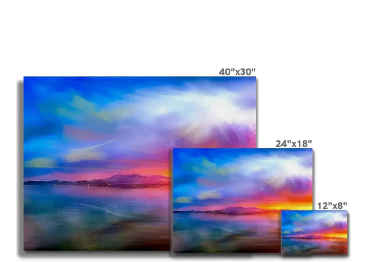 Scottish Landscape Stretched Canvas Prints - Rectangular-Scottish Artist Kevin Hunter