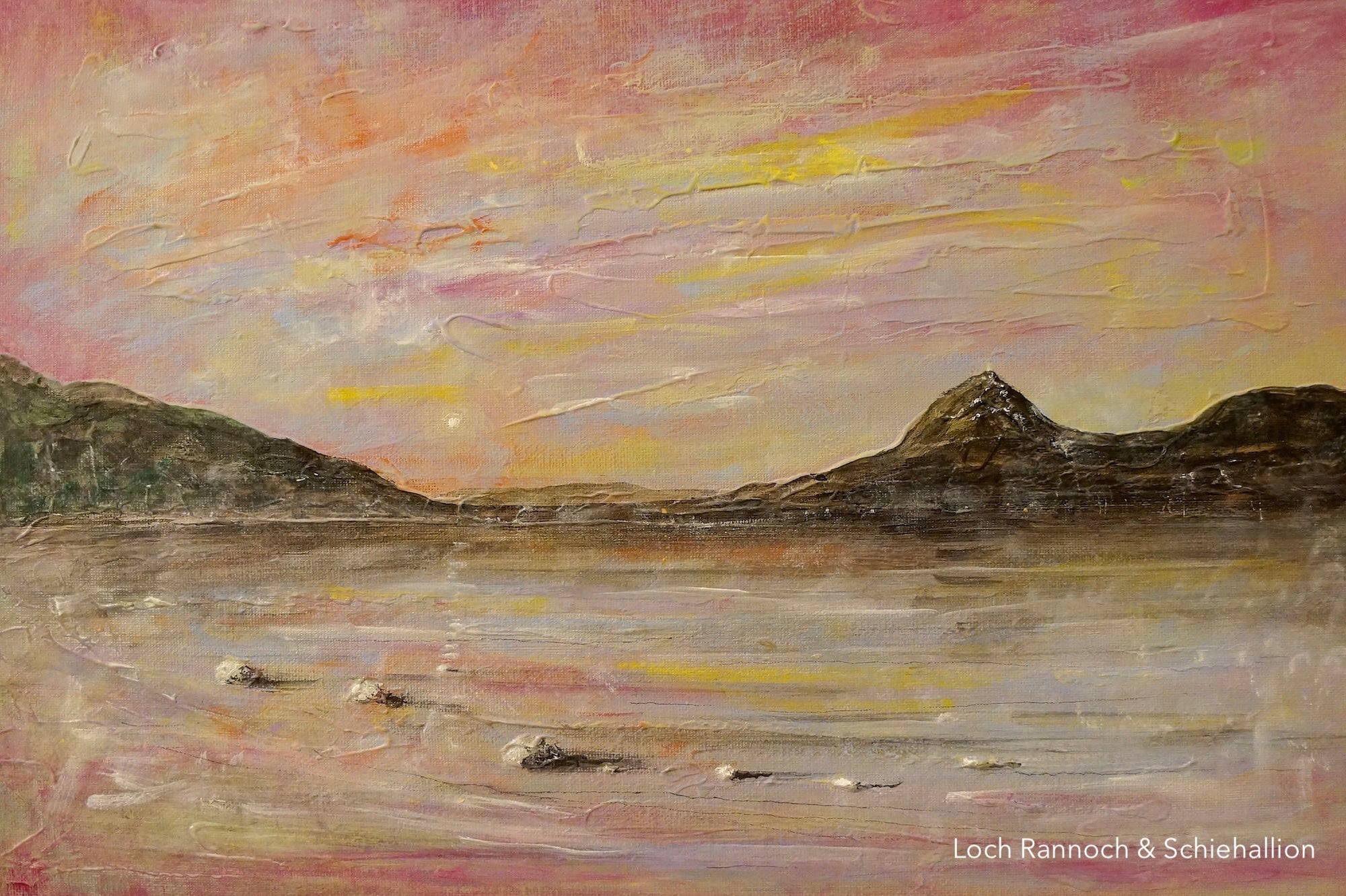 Scottish Mountain Giclee Art Prints From Scotland-Scottish Lochs & Mountains Art Gallery