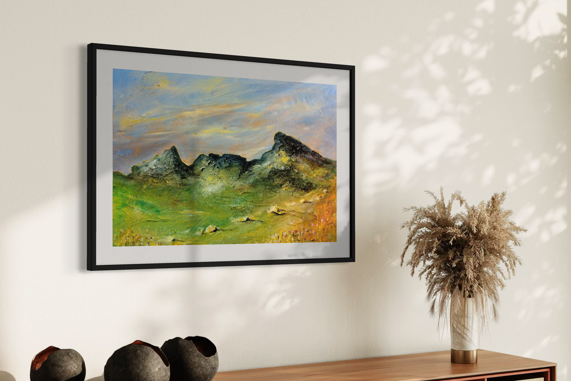 Scottish Mountain Giclee Art Prints From Scotland-Scottish Lochs & Mountains Art Gallery