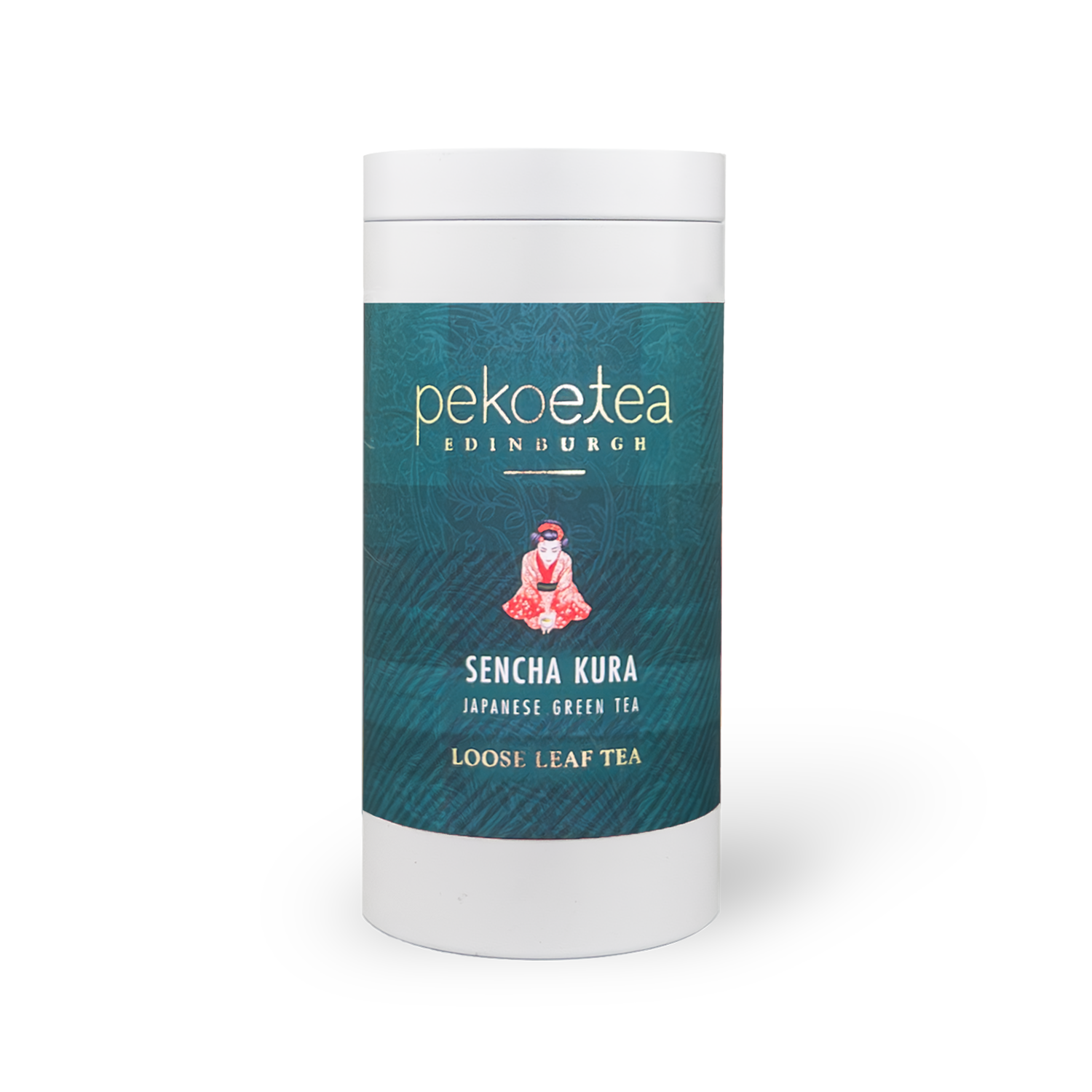 Sencha Kura Japanese green tea loose leaf in Peko Tea Edinburgh tin