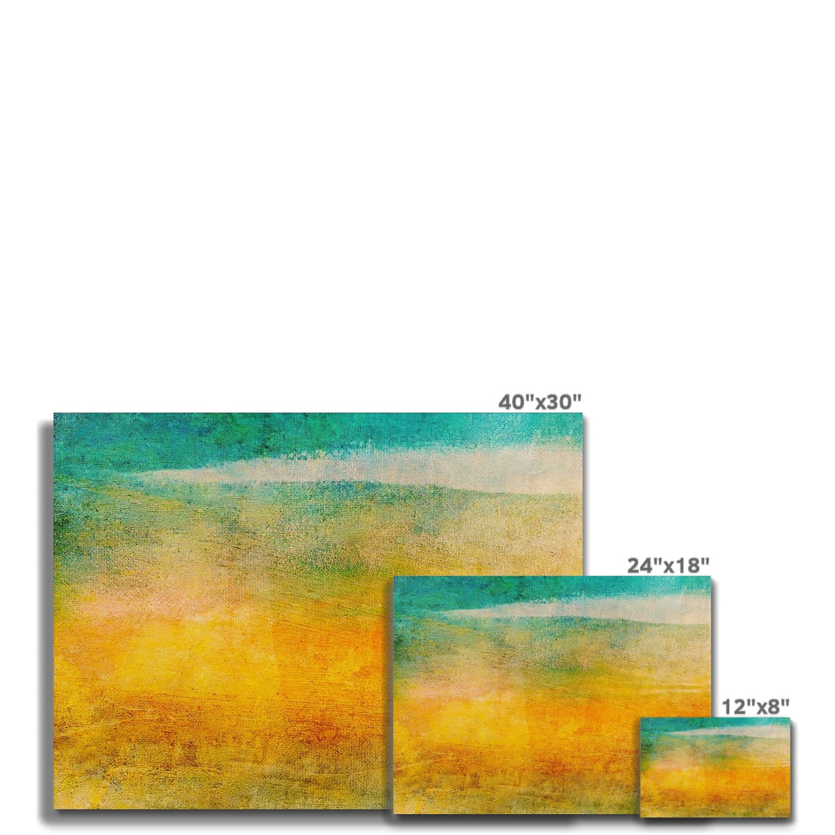 The Shoreline ii Canvas Prints - Abstract & Impressionistic Art Gallery Scotland - Free Shipping Worldwide