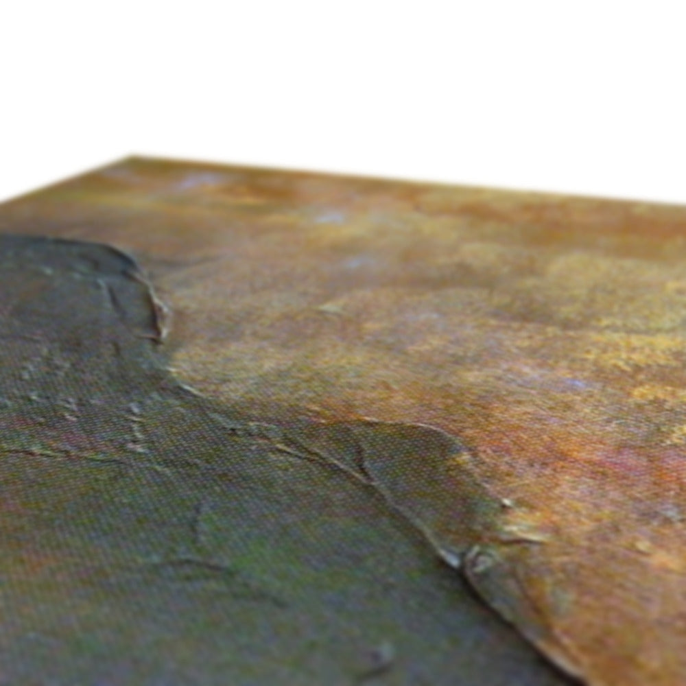 Rusted metallic corner on Sirmione Lake Garda canvas print