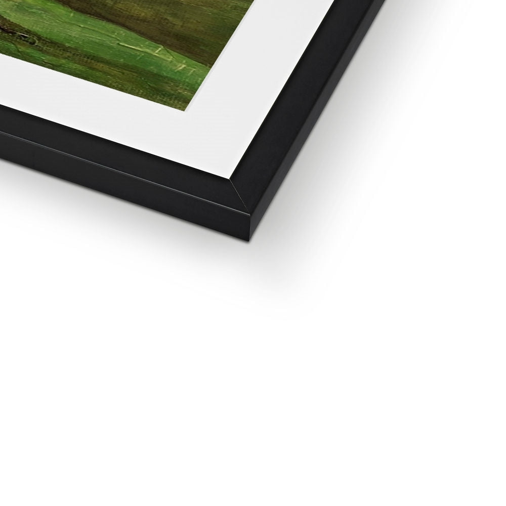 Black framed artwork with a white mat from A Skye Cottage Framed & Mounted Print