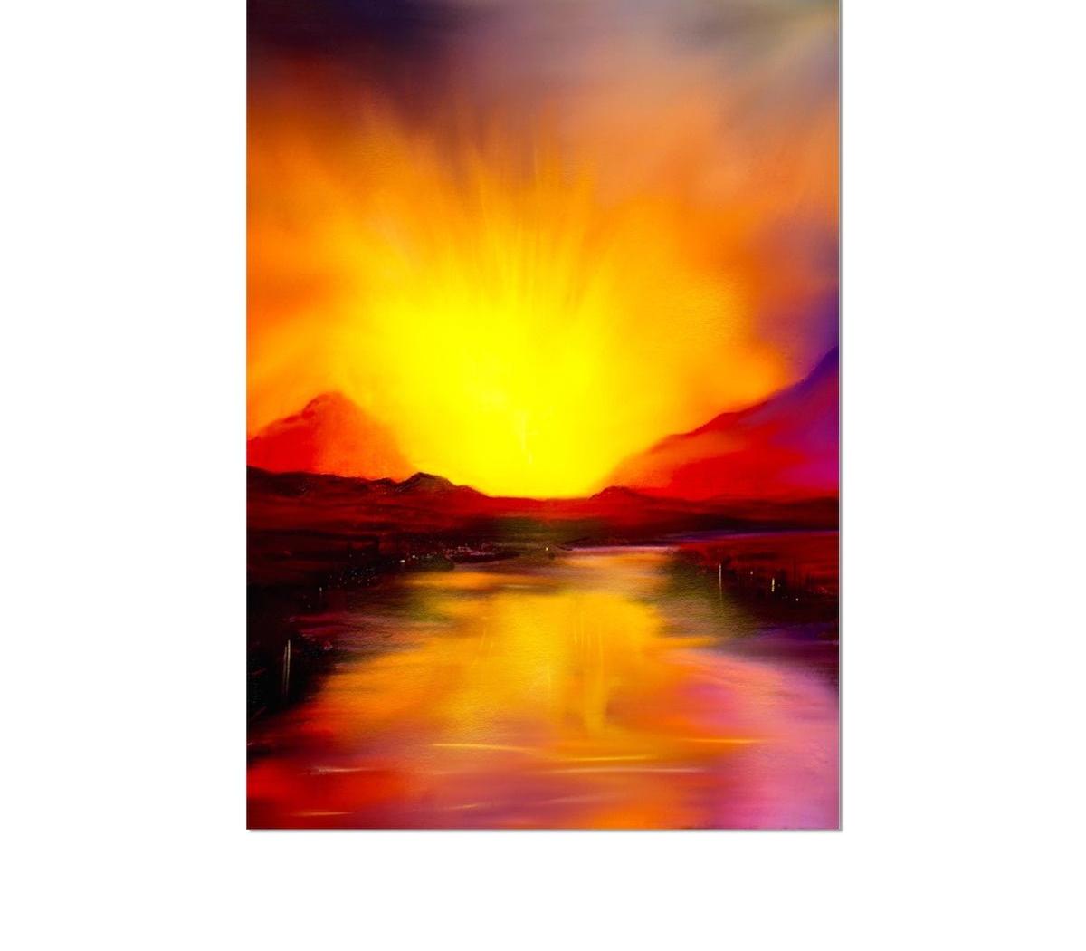 Skye Sunset-art-painting-scotland