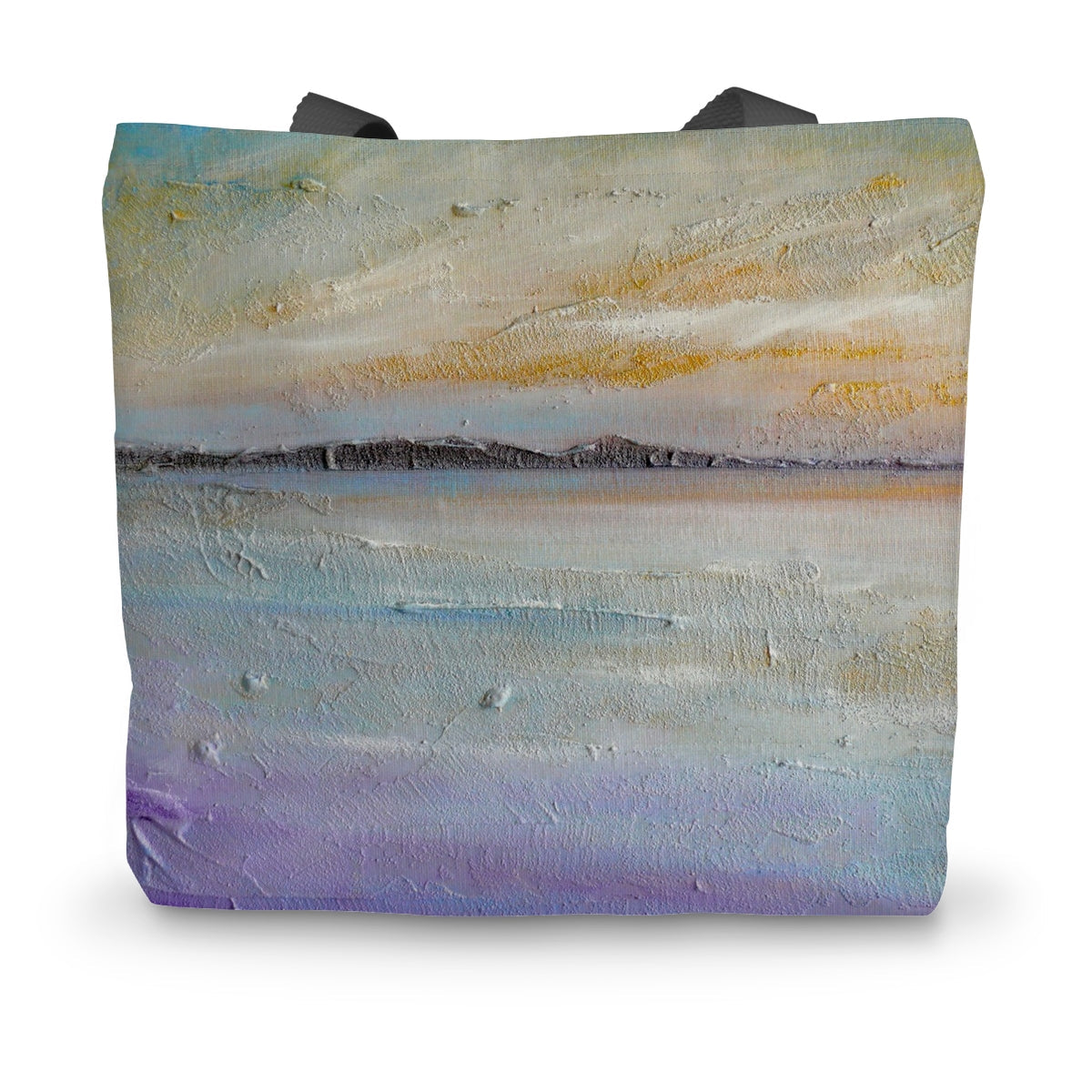Sollas Beach North Uist Art Gifts Canvas Tote Bag-Bags-Hebridean Islands Art Gallery-14"x18.5"-Paintings, Prints, Homeware, Art Gifts From Scotland By Scottish Artist Kevin Hunter