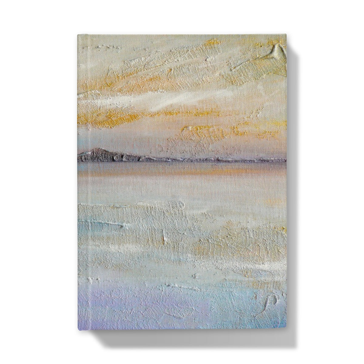 Sollas Beach South Uist Art Gifts Hardback Journal-Journals & Notebooks-Hebridean Islands Art Gallery-A5-Lined-Paintings, Prints, Homeware, Art Gifts From Scotland By Scottish Artist Kevin Hunter