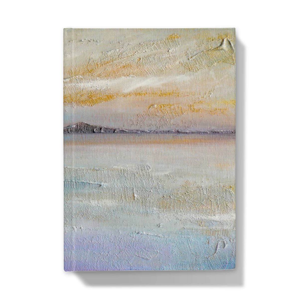 Sollas Beach South Uist Art Gifts Hardback Journal-Journals & Notebooks-Hebridean Islands Art Gallery-A4-Lined-Paintings, Prints, Homeware, Art Gifts From Scotland By Scottish Artist Kevin Hunter