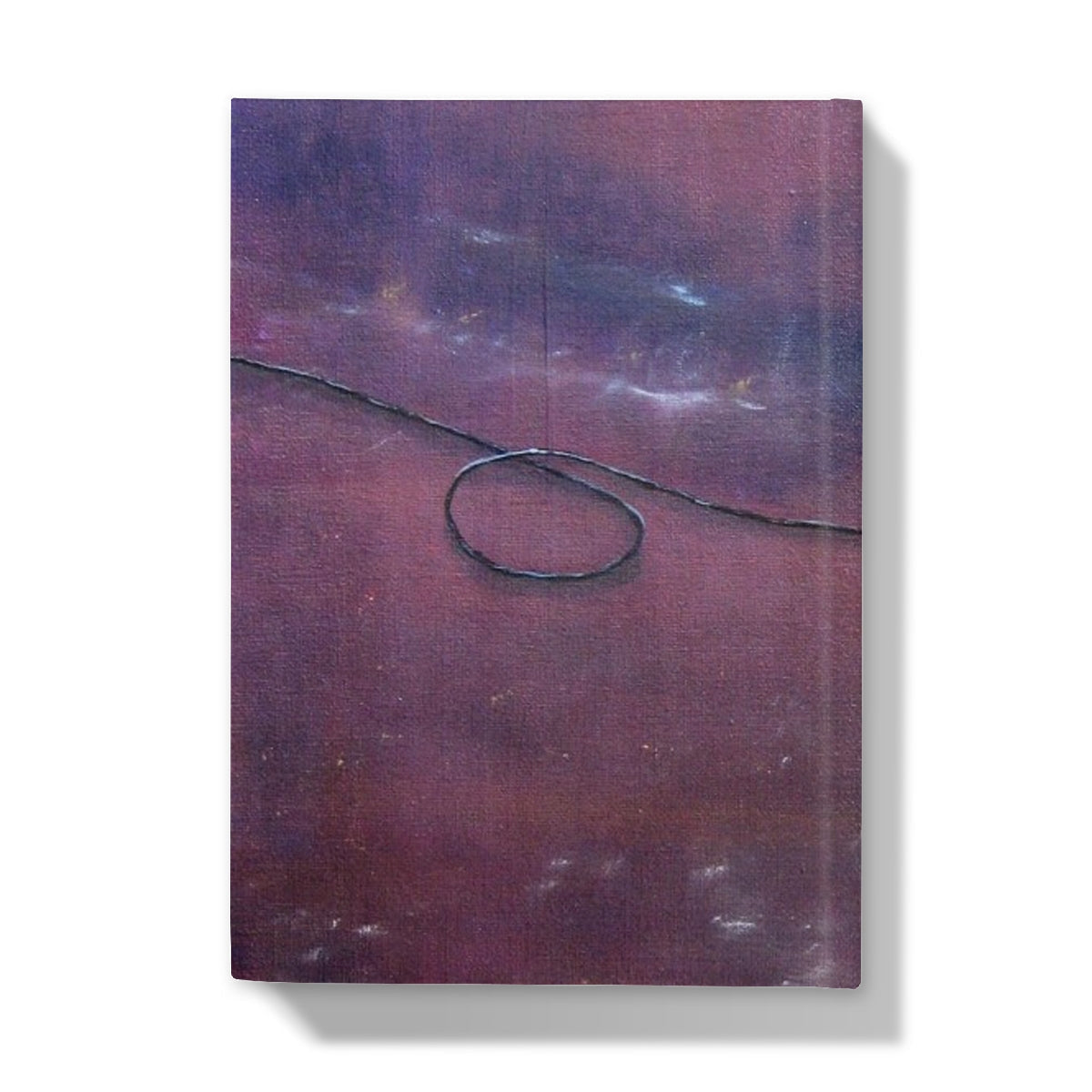 Soundcheck Glasgow Barrowlands hardback journal with purple-red gradient landscape cover