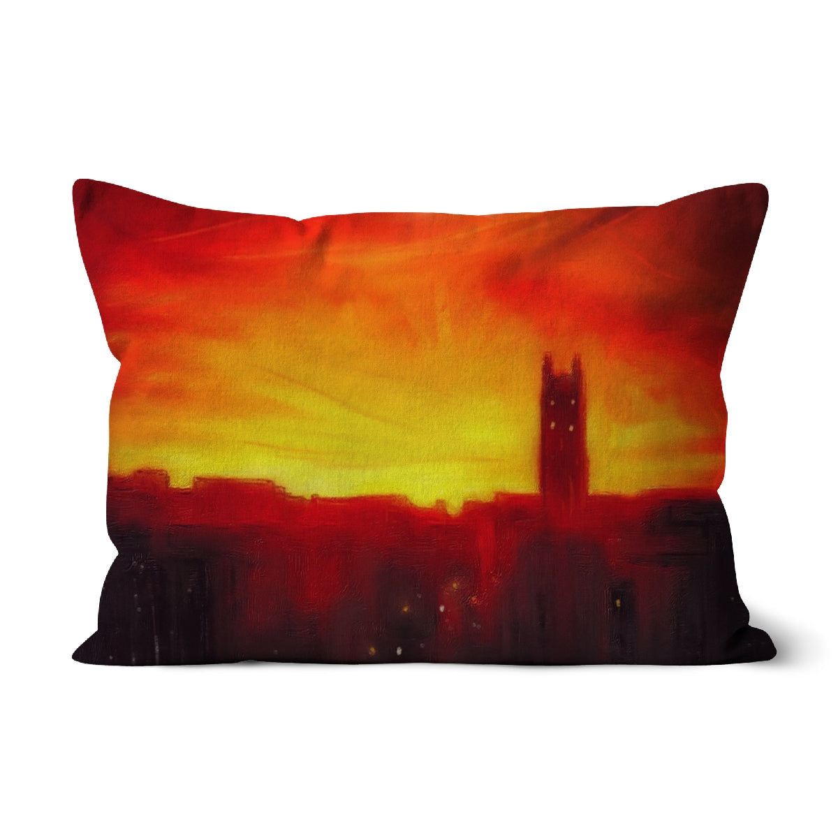 St Stephen’s Church sunset skyline on Stockbridge cushion