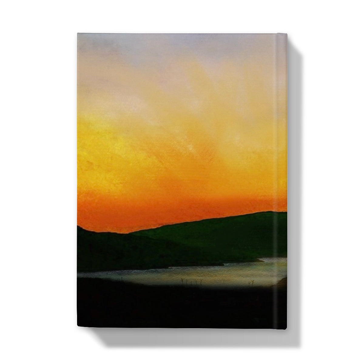 Stac Pollaidh Dusk Art Gifts Hardback Journal-Journals & Notebooks-Scottish Lochs & Mountains Art Gallery-Paintings, Prints, Homeware, Art Gifts From Scotland By Scottish Artist Kevin Hunter