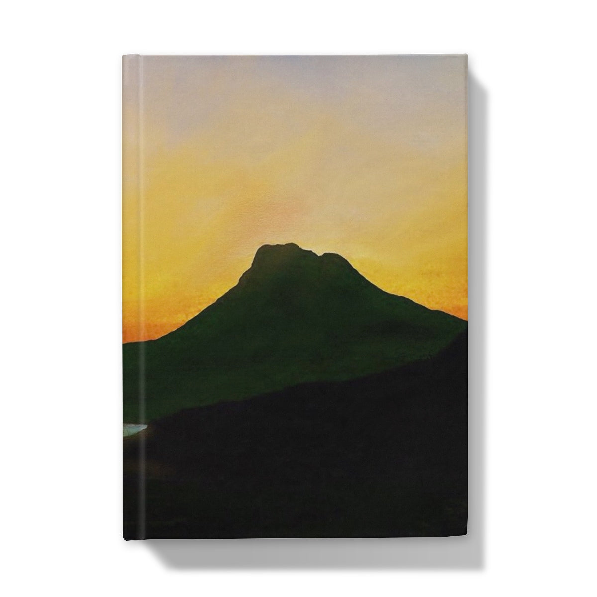 Stac Pollaidh Dusk Art Gifts Hardback Journal-Journals & Notebooks-Scottish Lochs & Mountains Art Gallery-5"x7"-Lined-Paintings, Prints, Homeware, Art Gifts From Scotland By Scottish Artist Kevin Hunter