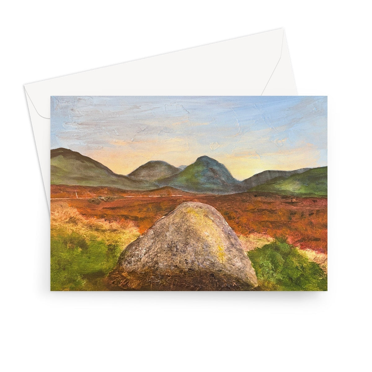 Standing Still In Glencoe Greeting Card - Art Gallery Scotland - Free Shipping Worldwide