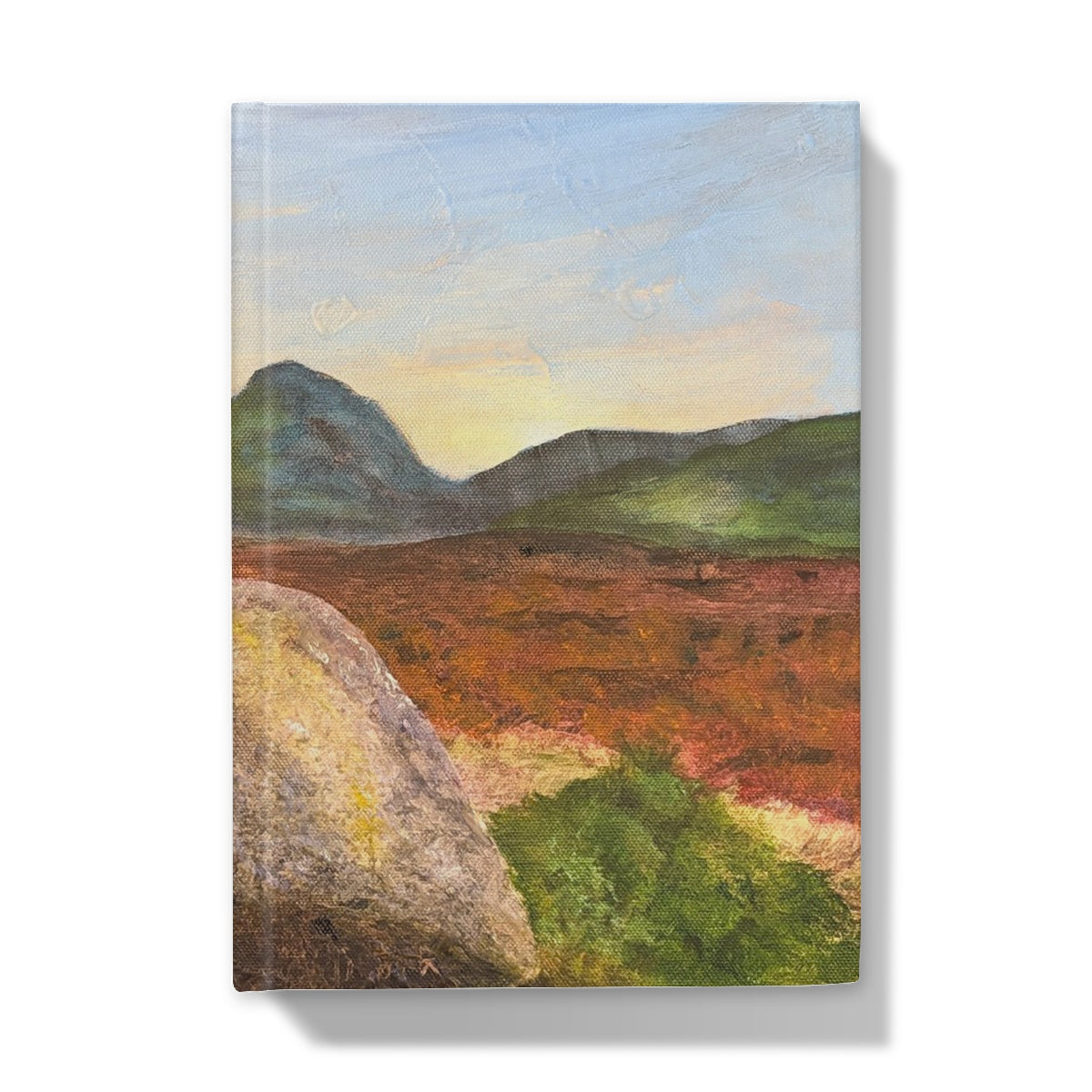 Standing Still In Glencoe Hardback Journal - Art Gallery Scotland - Free Shipping Worldwide