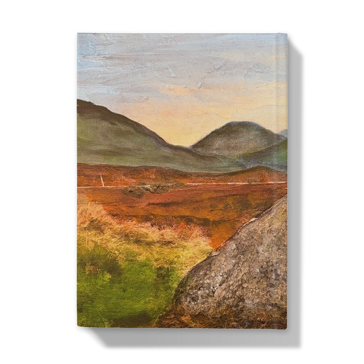 Standing Still In Glencoe Hardback Journal - Art Gallery Scotland - Free Shipping Worldwide
