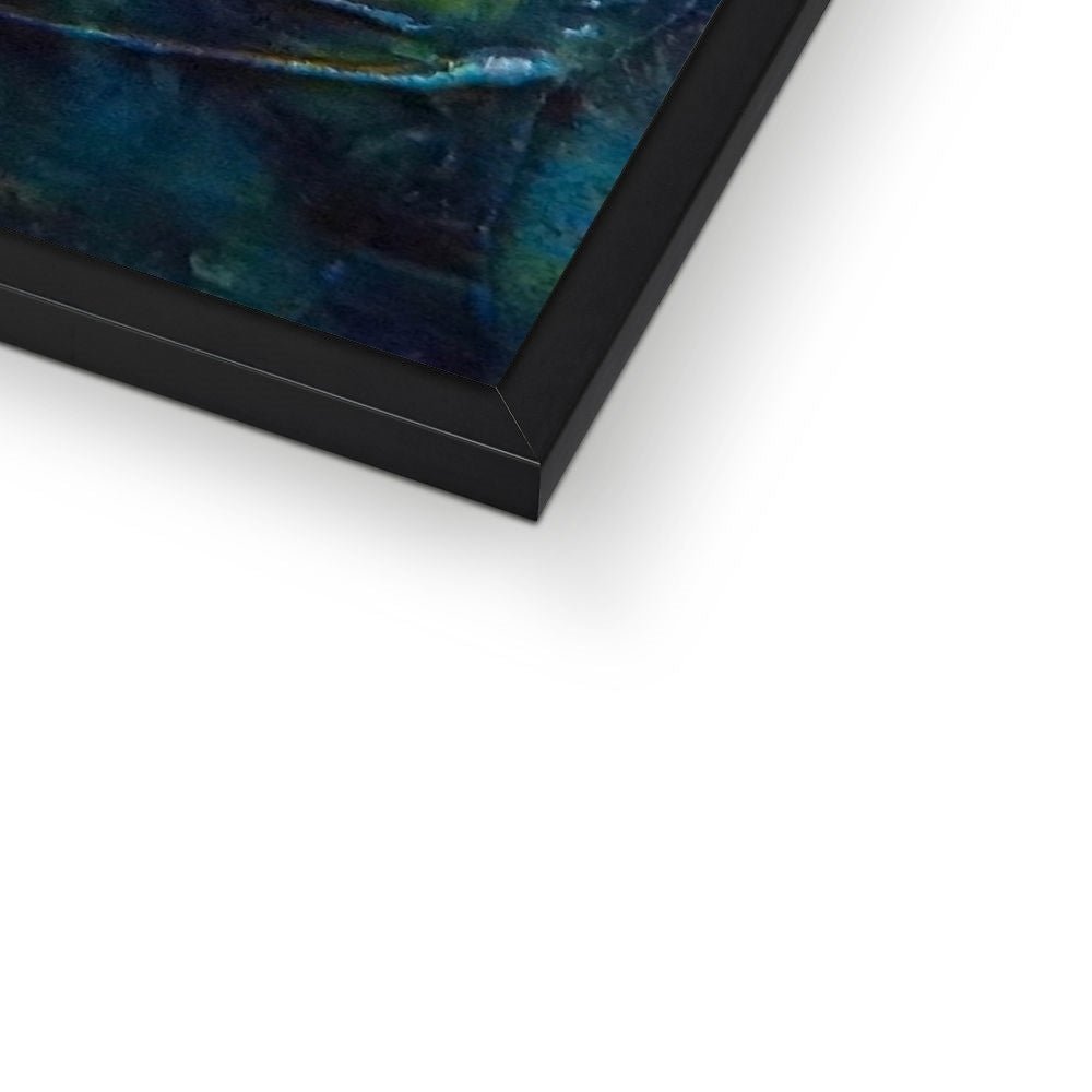 Stenness Moonlight Orkney Painting | Framed Prints From Scotland-Framed Prints-Orkney Art Gallery-Paintings, Prints, Homeware, Art Gifts From Scotland By Scottish Artist Kevin Hunter