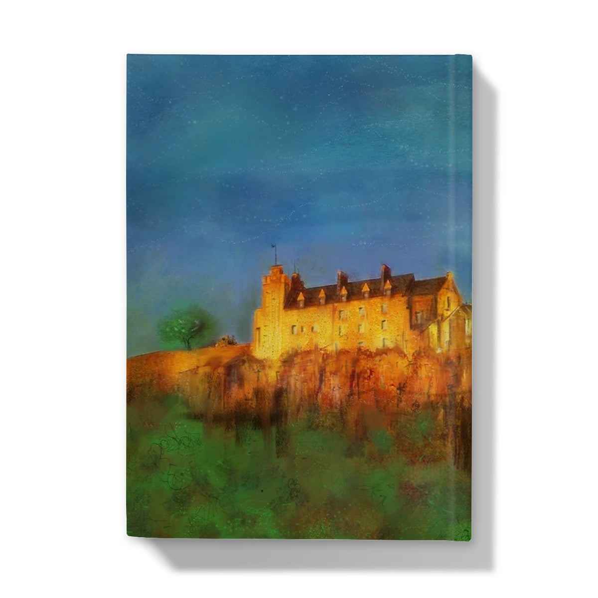 Stirling Castle Art Gifts Hardback Journal-Journals & Notebooks-Historic & Iconic Scotland Art Gallery-Paintings, Prints, Homeware, Art Gifts From Scotland By Scottish Artist Kevin Hunter