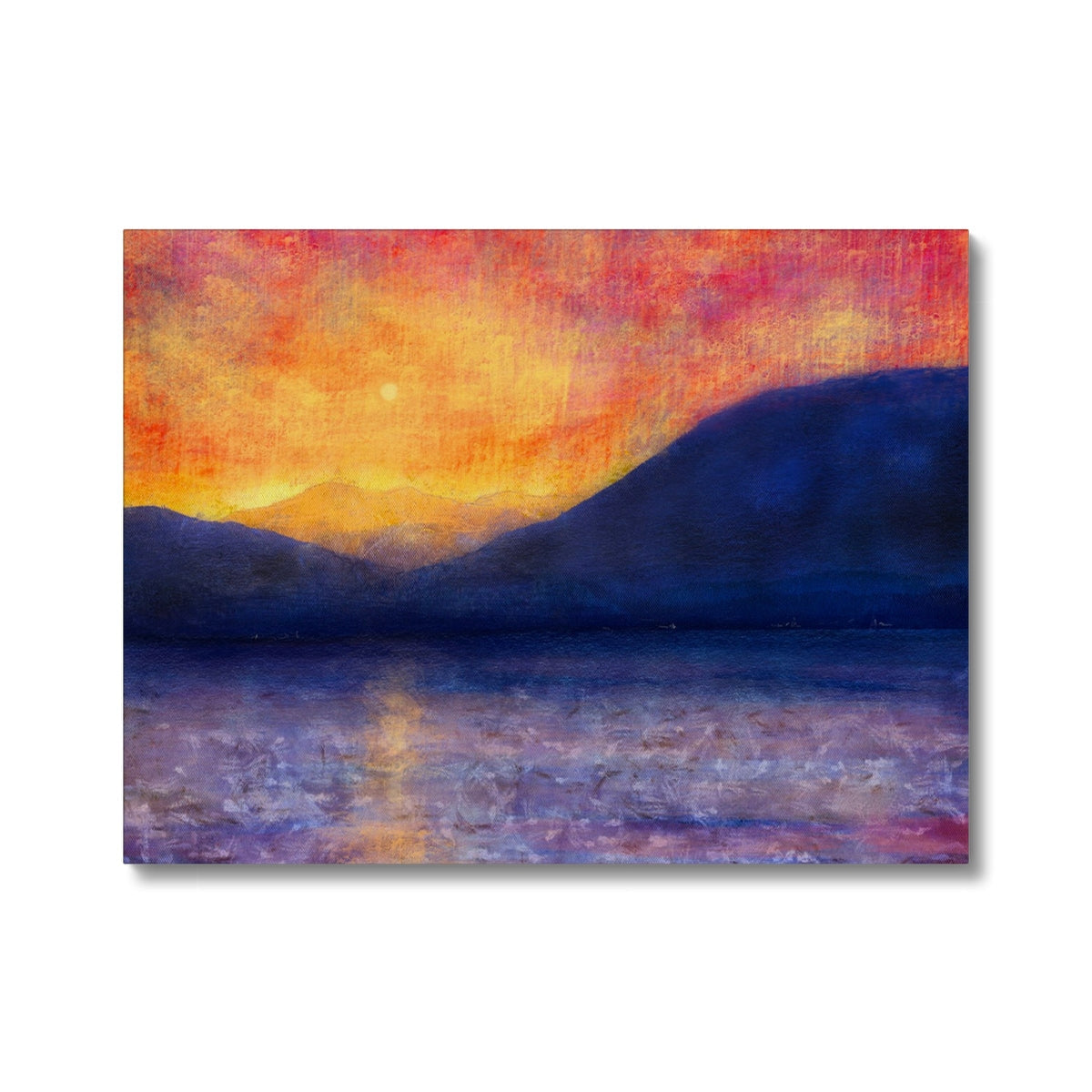 Sunset Approaching Mull Canvas Prints - Hebridean Islands Art Gallery Scotland - Free Shipping Worldwide