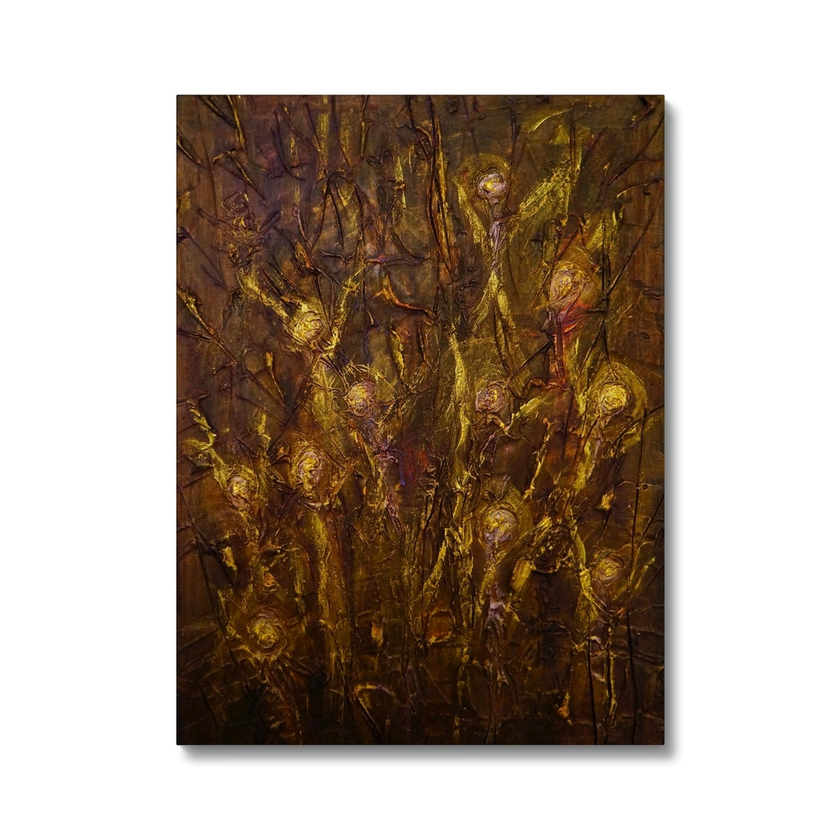 Tam O Shanter Witches Painting | Canvas From Scotland-Contemporary Stretched Canvas Prints-Abstract & Impressionistic Art Gallery-18"x24"-Paintings, Prints, Homeware, Art Gifts From Scotland By Scottish Artist Kevin Hunter