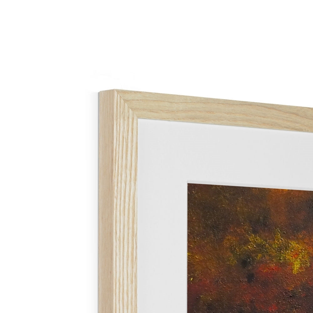 The Autumn Wood Abstract Painting | Framed & Mounted Prints From Scotland