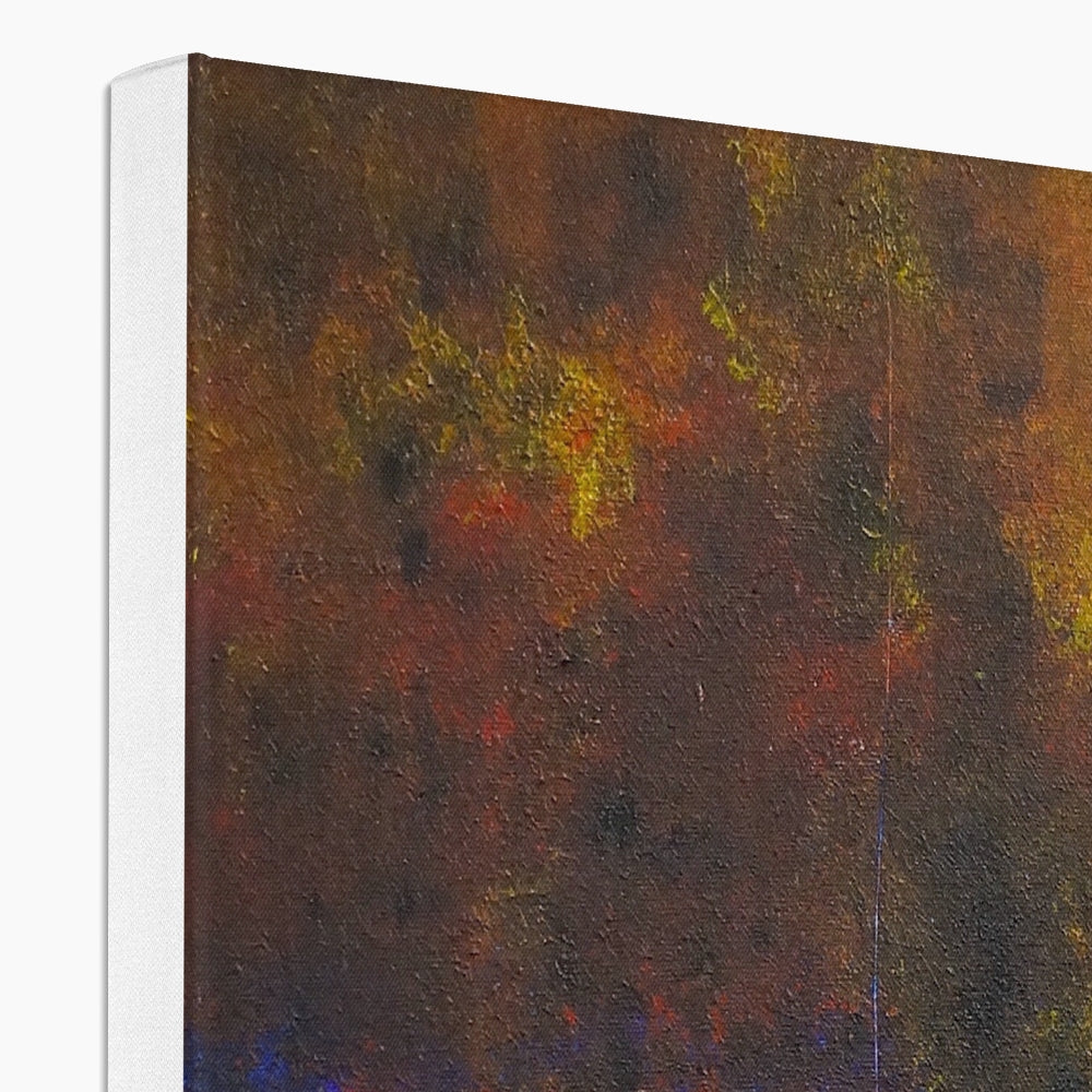 The Autumn Wood Abstract Painting | Canvas From Scotland-Contemporary Stretched Canvas Prints-Abstract & Impressionistic Art Gallery-Paintings, Prints, Homeware, Art Gifts From Scotland By Scottish Artist Kevin Hunter