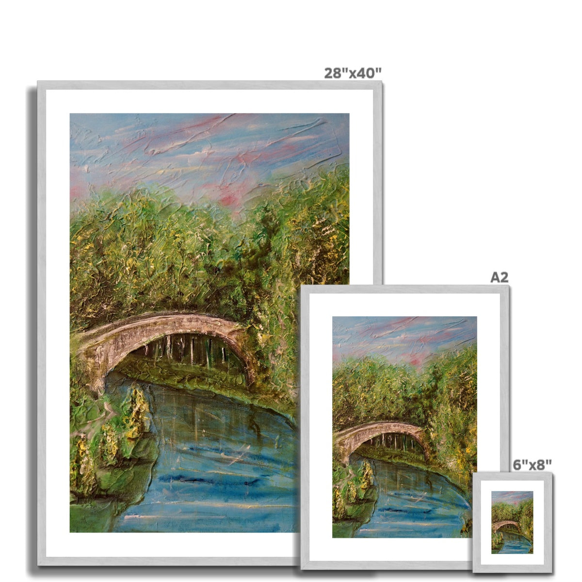 The Brig O Doon Painting | Antique Framed & Mounted Prints From Scotland-Antique Framed & Mounted Prints-Historic & Iconic Scotland Art Gallery-Paintings, Prints, Homeware, Art Gifts From Scotland By Scottish Artist Kevin Hunter