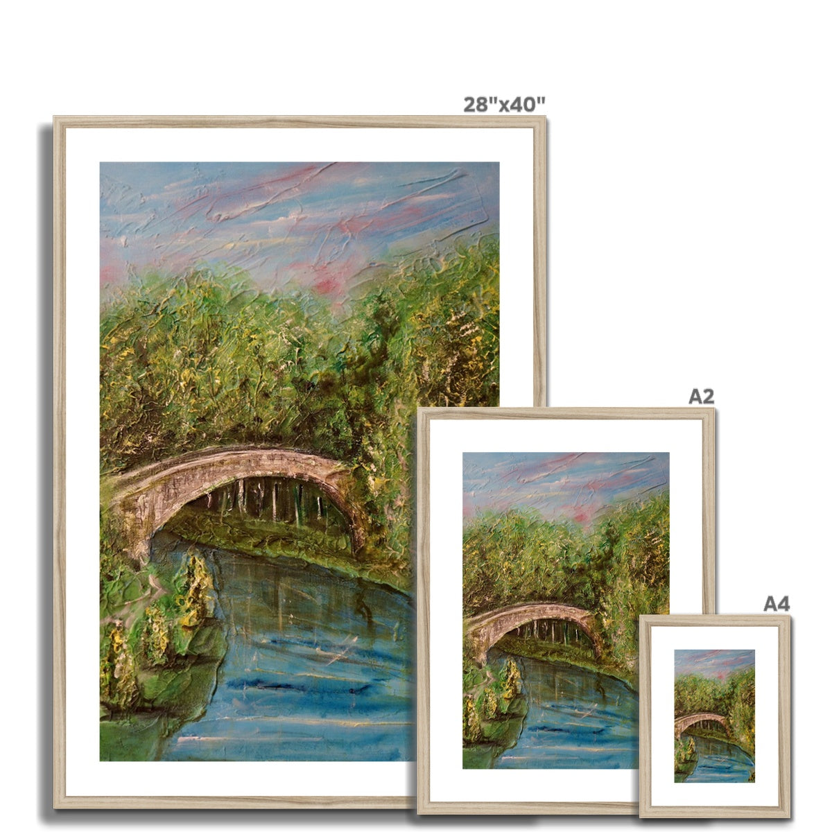 The Brig O Doon Painting | Framed & Mounted Prints From Scotland-Framed & Mounted Prints-Historic & Iconic Scotland Art Gallery-Paintings, Prints, Homeware, Art Gifts From Scotland By Scottish Artist Kevin Hunter
