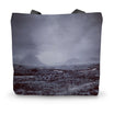 The Brooding Cuillin Skye Art Gifts Canvas Tote Bag-Bags-Skye Art Gallery-14"x18.5"-Paintings, Prints, Homeware, Art Gifts From Scotland By Scottish Artist Kevin Hunter