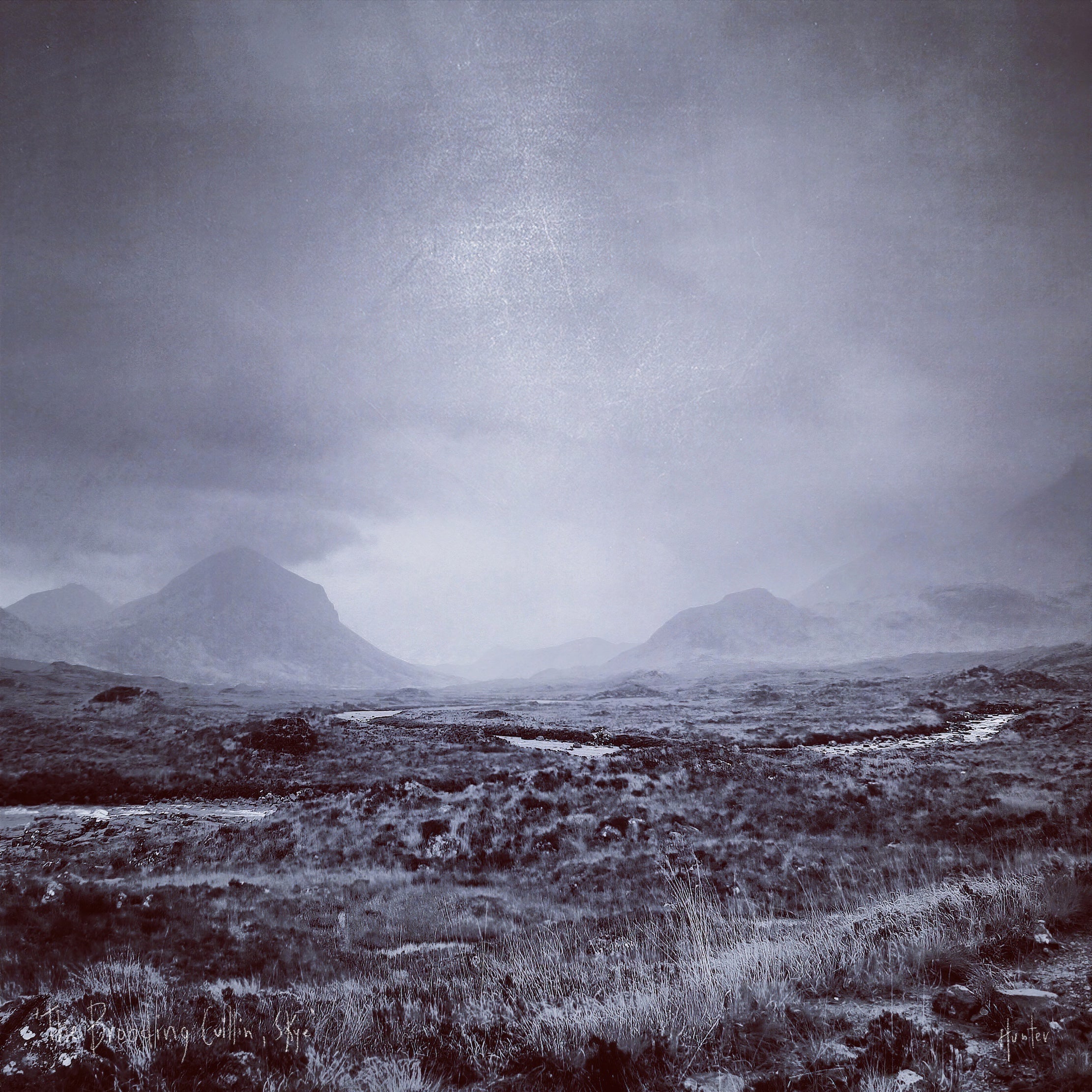 The Brooding Cuillin Skye | Scotland In Your Pocket Art Print-Scotland In Your Pocket Framed Prints-Skye Art Gallery-Paintings, Prints, Homeware, Art Gifts From Scotland By Scottish Artist Kevin Hunter