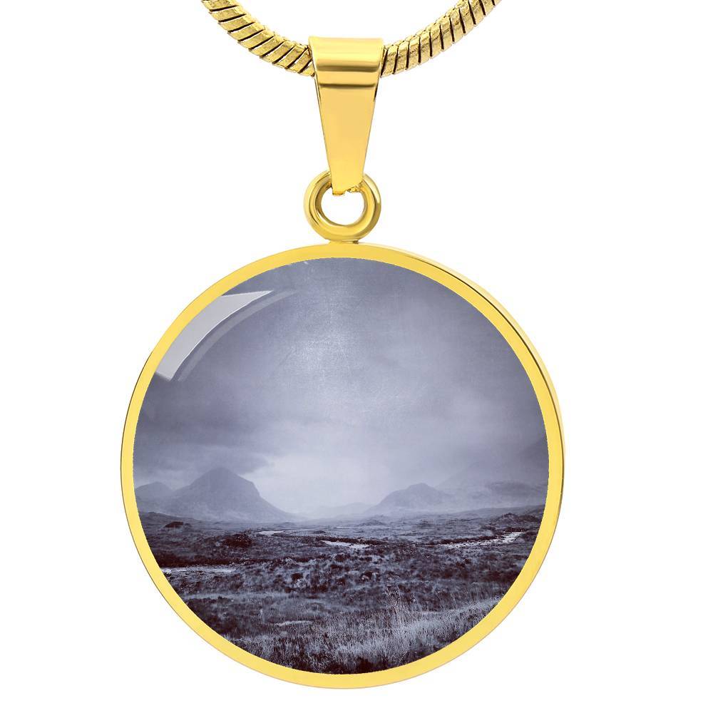 The Brooding Cuillin Skye | Scottish Art Jewelry | Luxury Designer Necklace