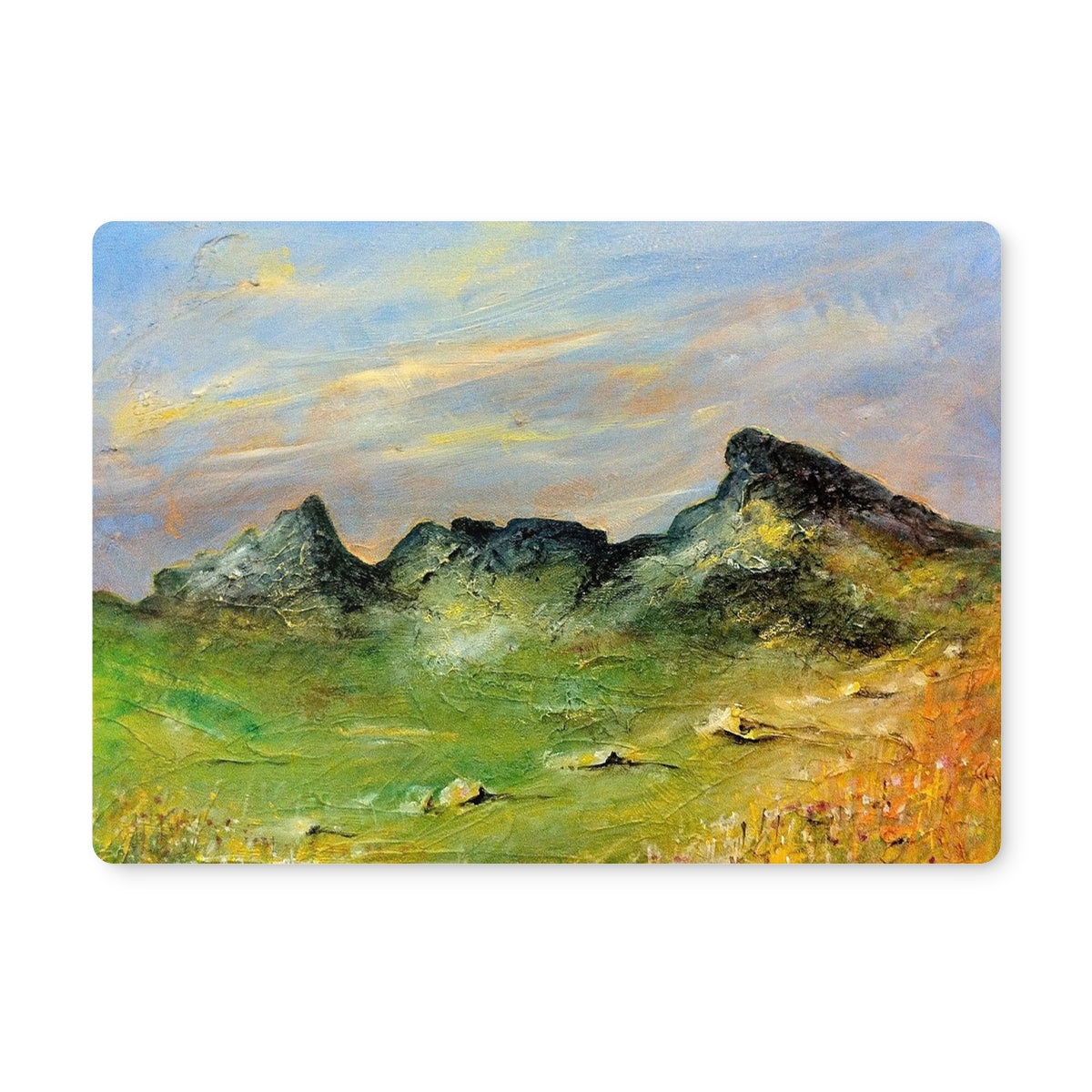The Cobbler Art Gifts Placemat-Placemats-Scottish Lochs & Mountains Art Gallery-2 Placemats-Paintings, Prints, Homeware, Art Gifts From Scotland By Scottish Artist Kevin Hunter