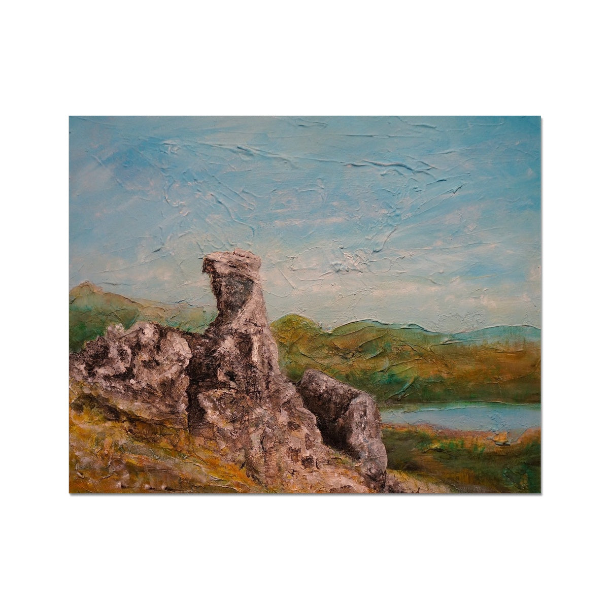 The Cobbler ii Painting | Artist Proof Collector Prints From Scotland-Artist Proof Collector Prints-Scottish Lochs & Mountains Art Gallery-20"x16"-Paintings, Prints, Homeware, Art Gifts From Scotland By Scottish Artist Kevin Hunter