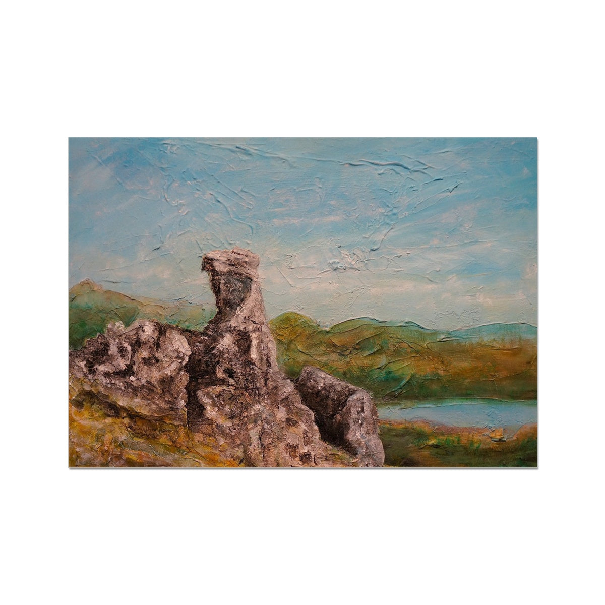 The Cobbler ii Painting | Fine Art Prints From Scotland-Unframed Prints-Scottish Lochs & Mountains Art Gallery-A2 Landscape-Paintings, Prints, Homeware, Art Gifts From Scotland By Scottish Artist Kevin Hunter