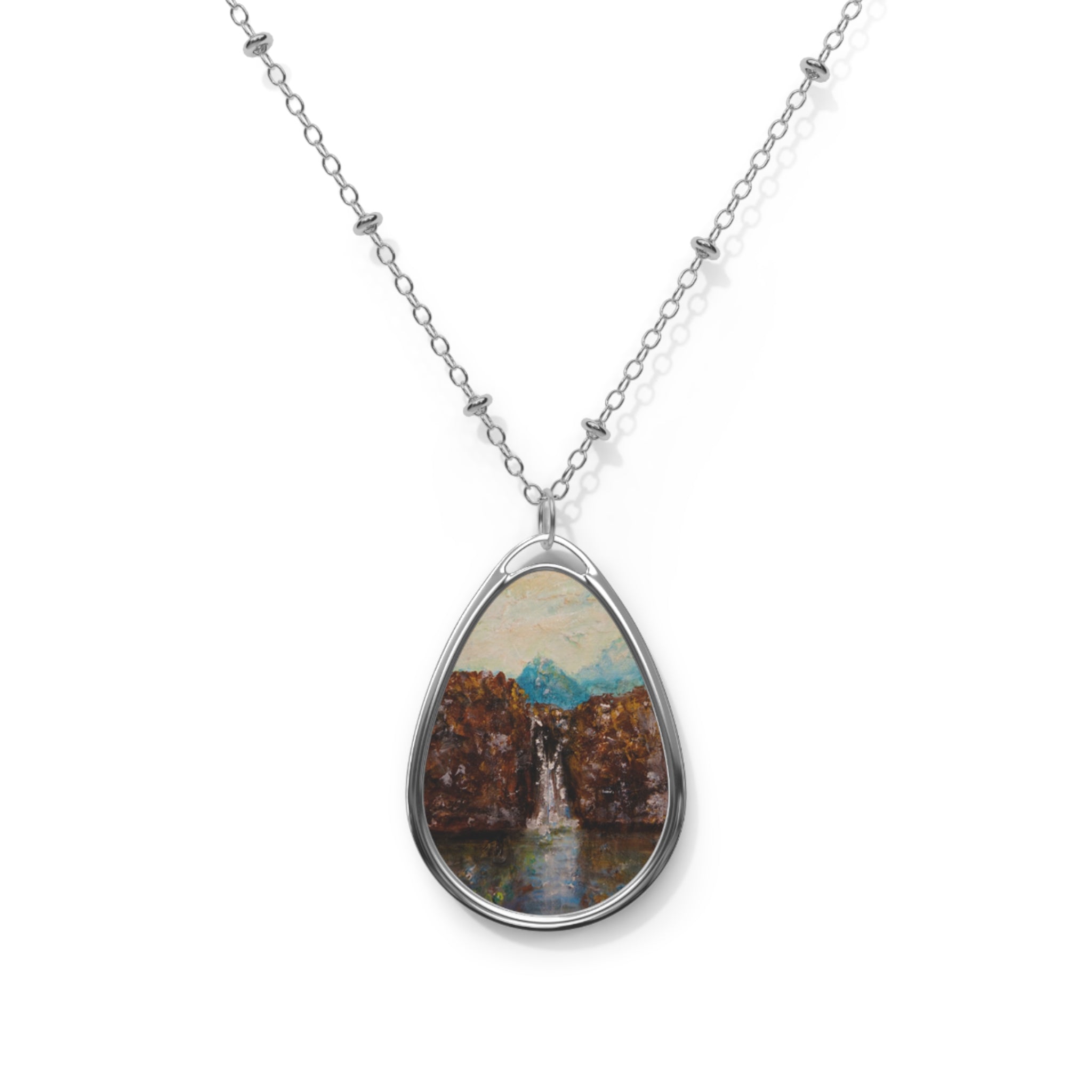 The Fairy Pools Skye Necklace | Skye Art Gallery | Paintings, Prints, Homeware and Art Gifts From Scotland By Scottish Artist Kevin Hunter