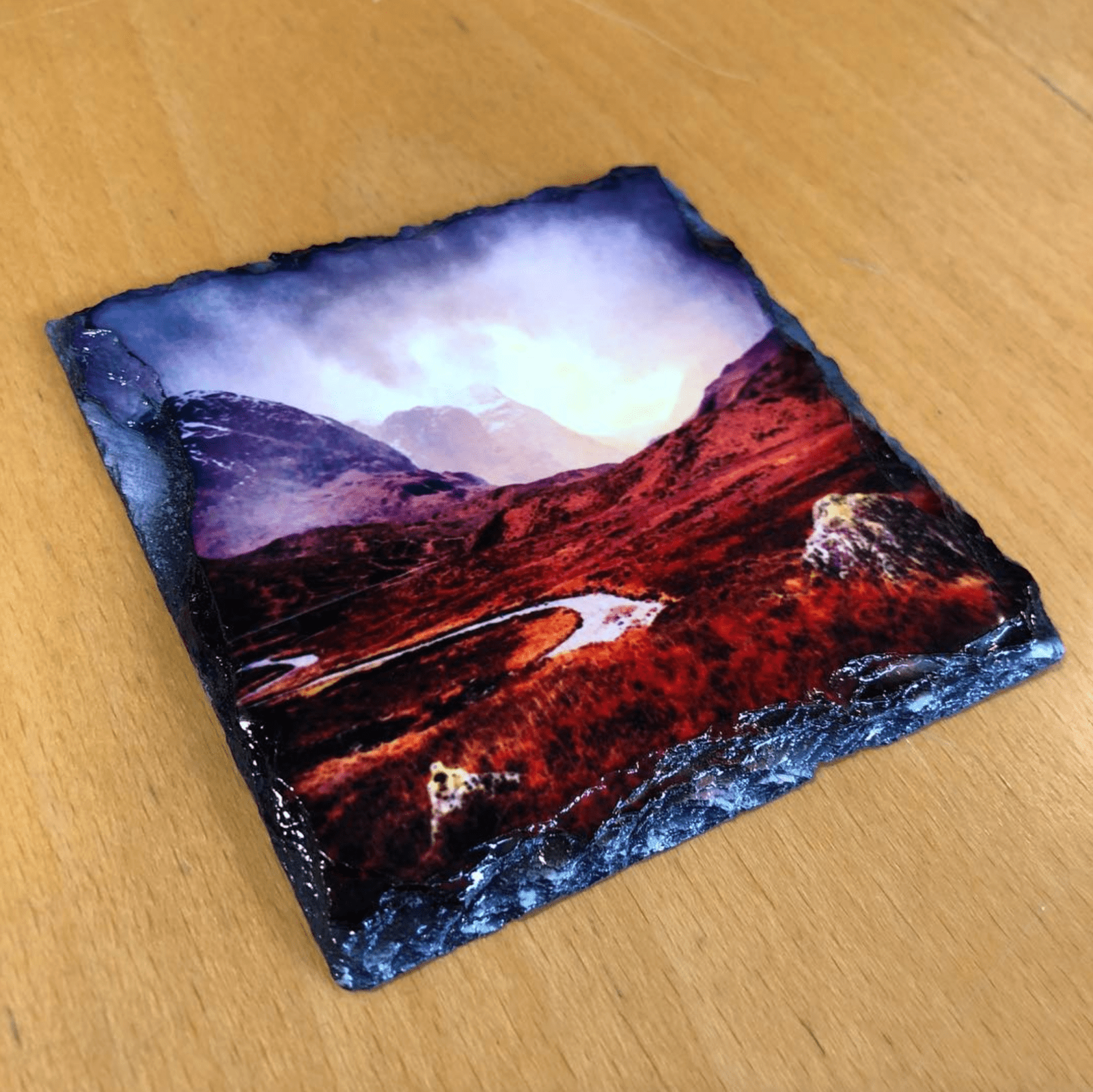 The Fairy Pools Skye Slate Art-Slate Art-Skye Art Gallery-Paintings, Prints, Homeware, Art Gifts From Scotland By Scottish Artist Kevin Hunter