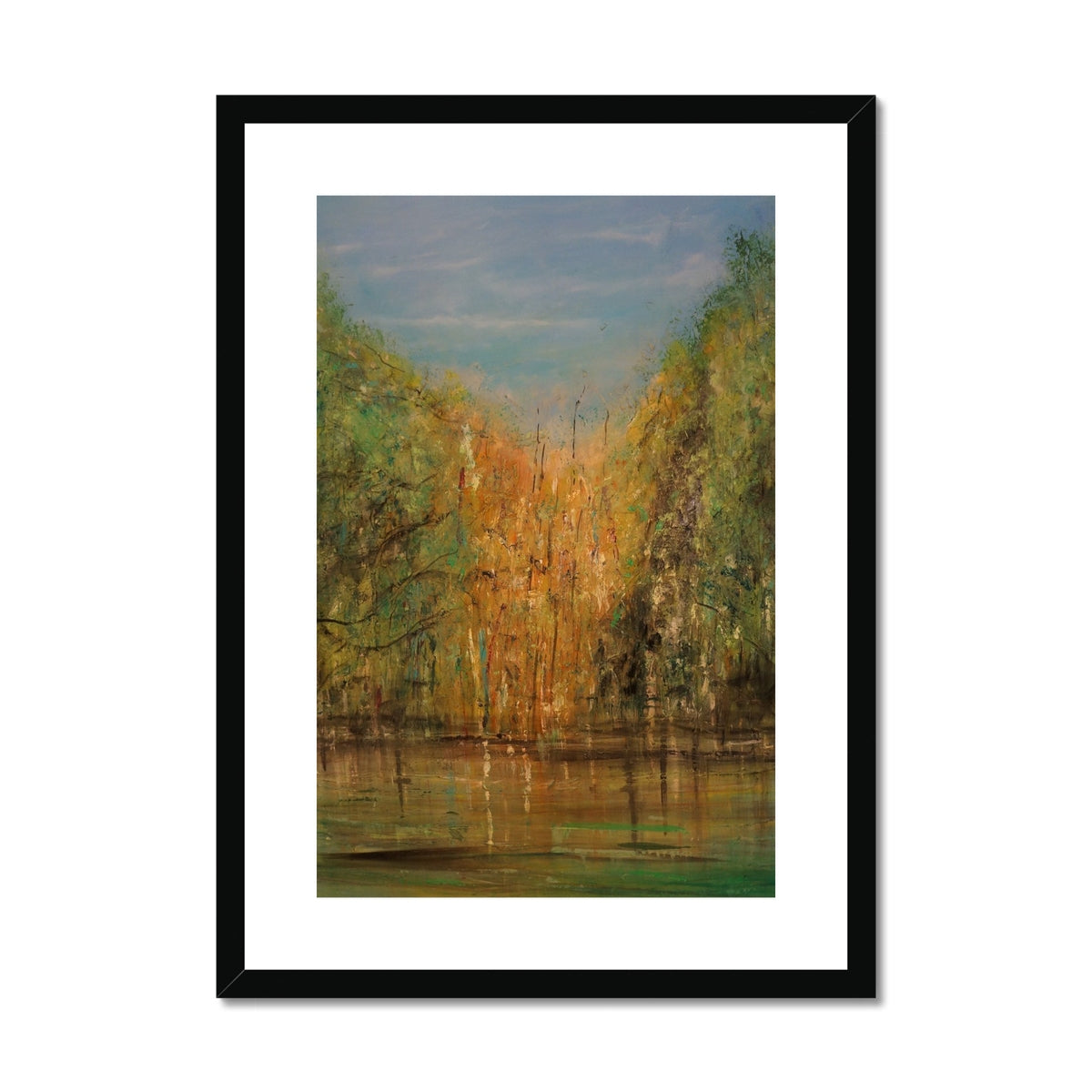 The Hidden Highland Lochan Painting | Framed &amp; Mounted Prints From Scotland