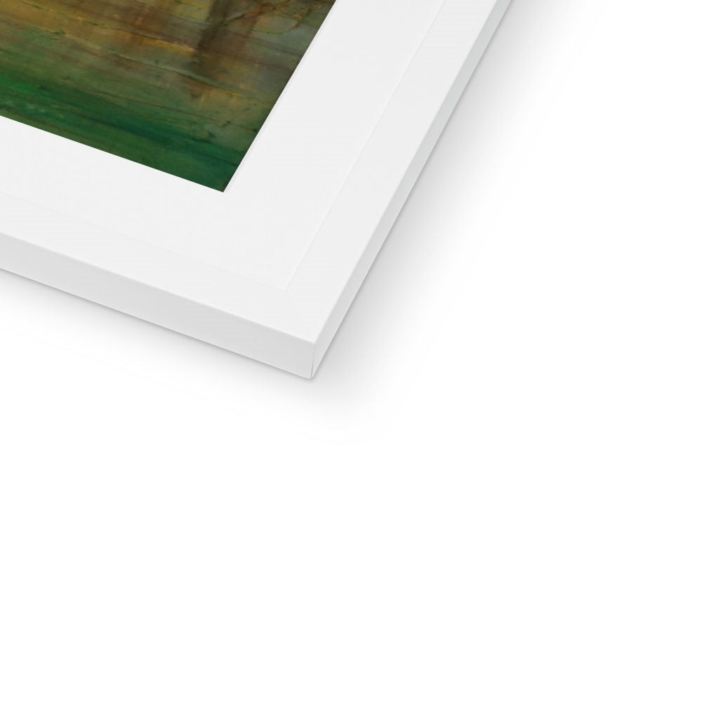 The Hidden Highland Lochan Painting | Framed & Mounted Prints From Scotland-Framed & Mounted Prints-Scottish Lochs & Mountains Art Gallery-Paintings, Prints, Homeware, Art Gifts From Scotland By Scottish Artist Kevin Hunter