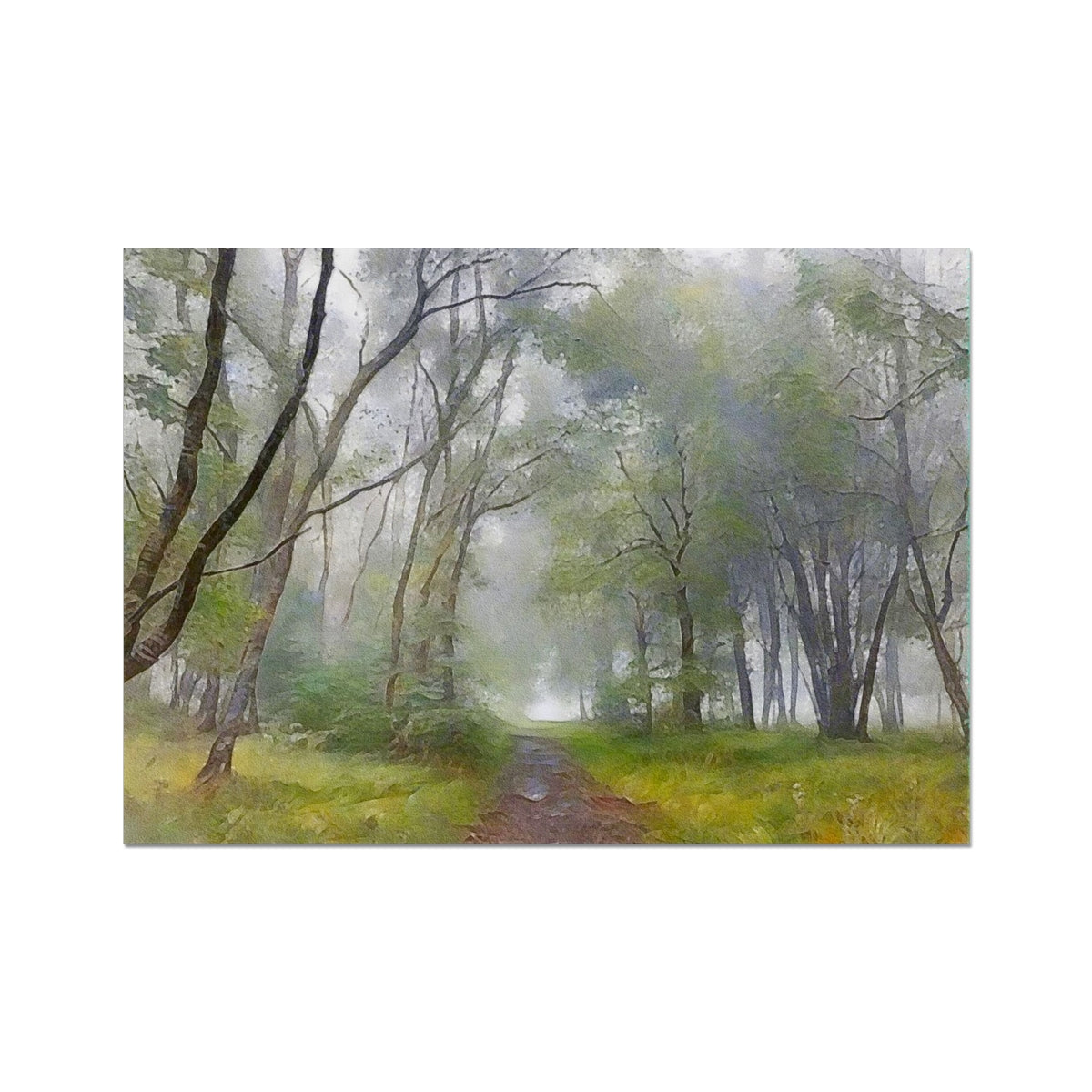 The Path To The Highland Mist Prints | Scottish Highlands & Lowlands Art Gallery | Paintings, Prints, Homeware and Art Gifts From Scotland By Scottish Artist Kevin Hunter