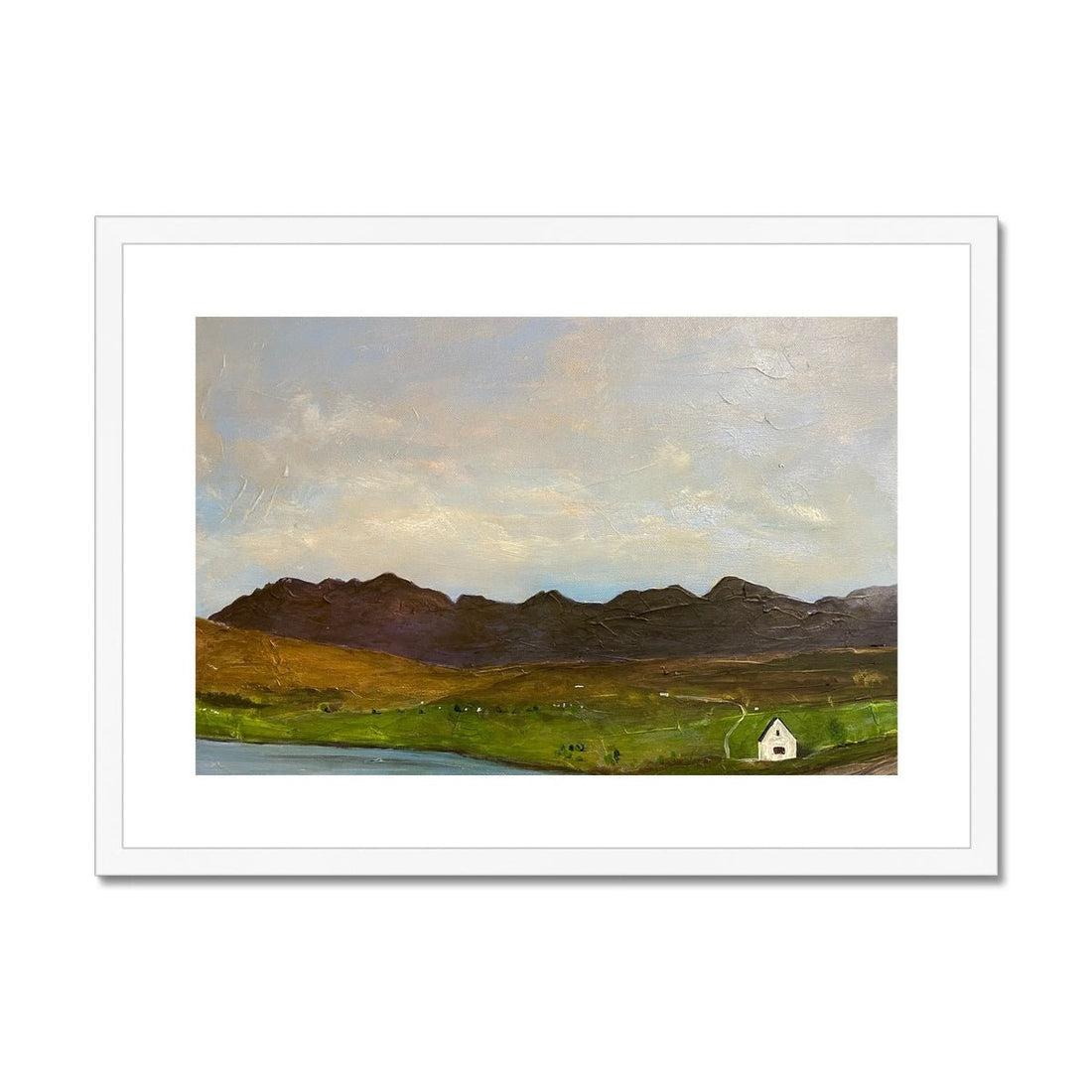 The Road To Carbost Skye Painting | Framed &amp; Mounted Prints From Scotland