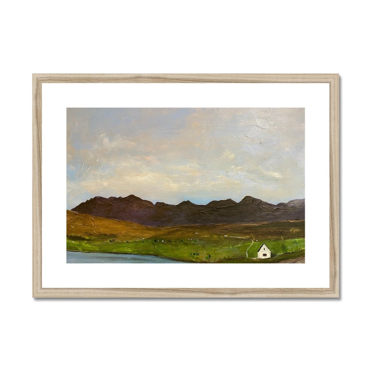 The Road To Carbost Skye Painting | Framed & Mounted Prints From Scotland