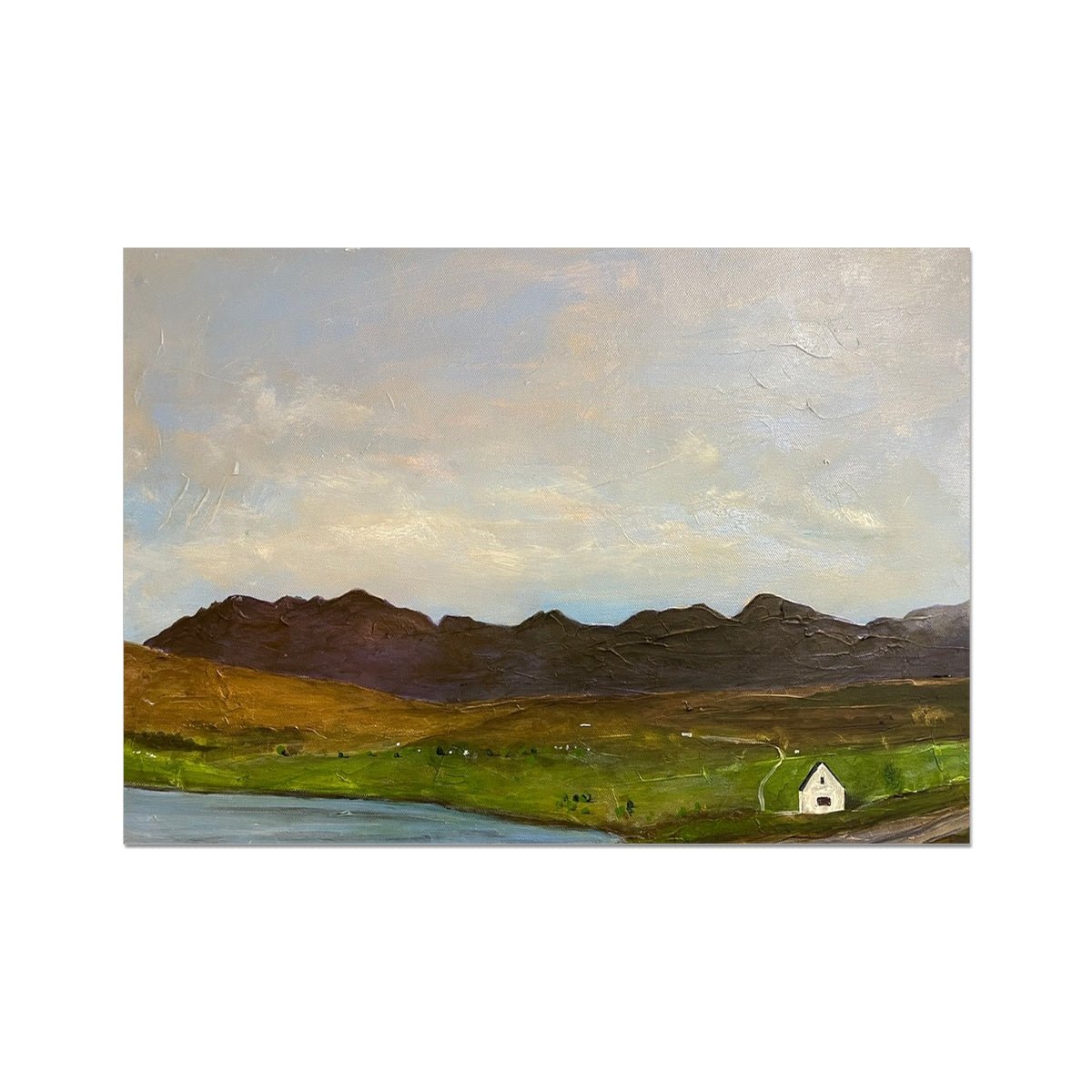 The Road To Carbost Skye Painting | Signed Art Prints From Scotland | By Scottish Artist Hunter