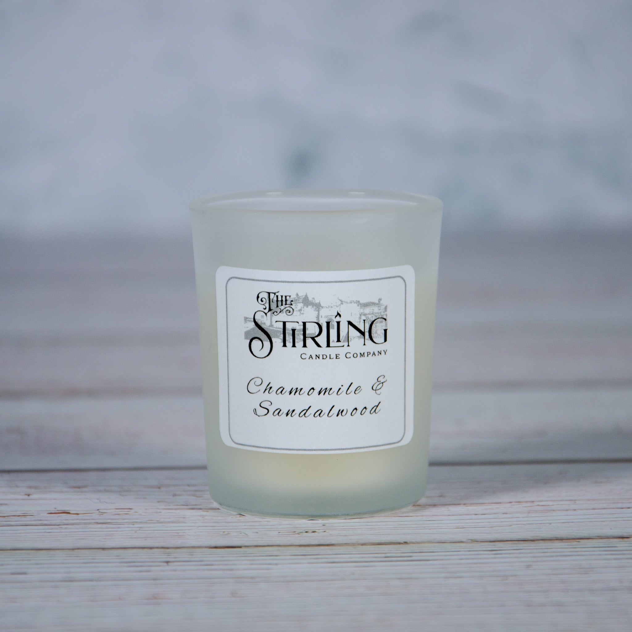 Camomille et bois de santal - Petite bougie