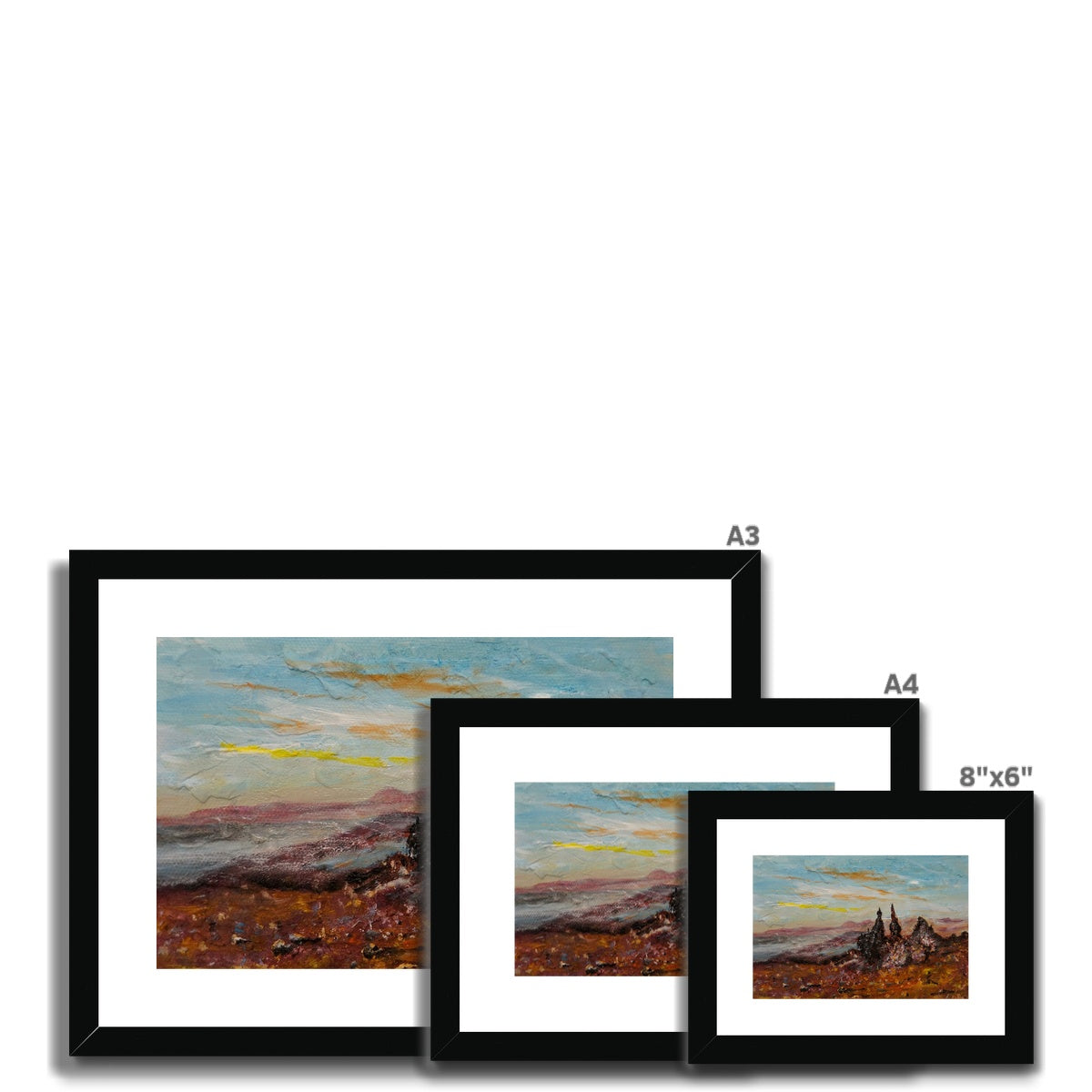 The Storr Skye Painting | Framed & Mounted Prints From Scotland