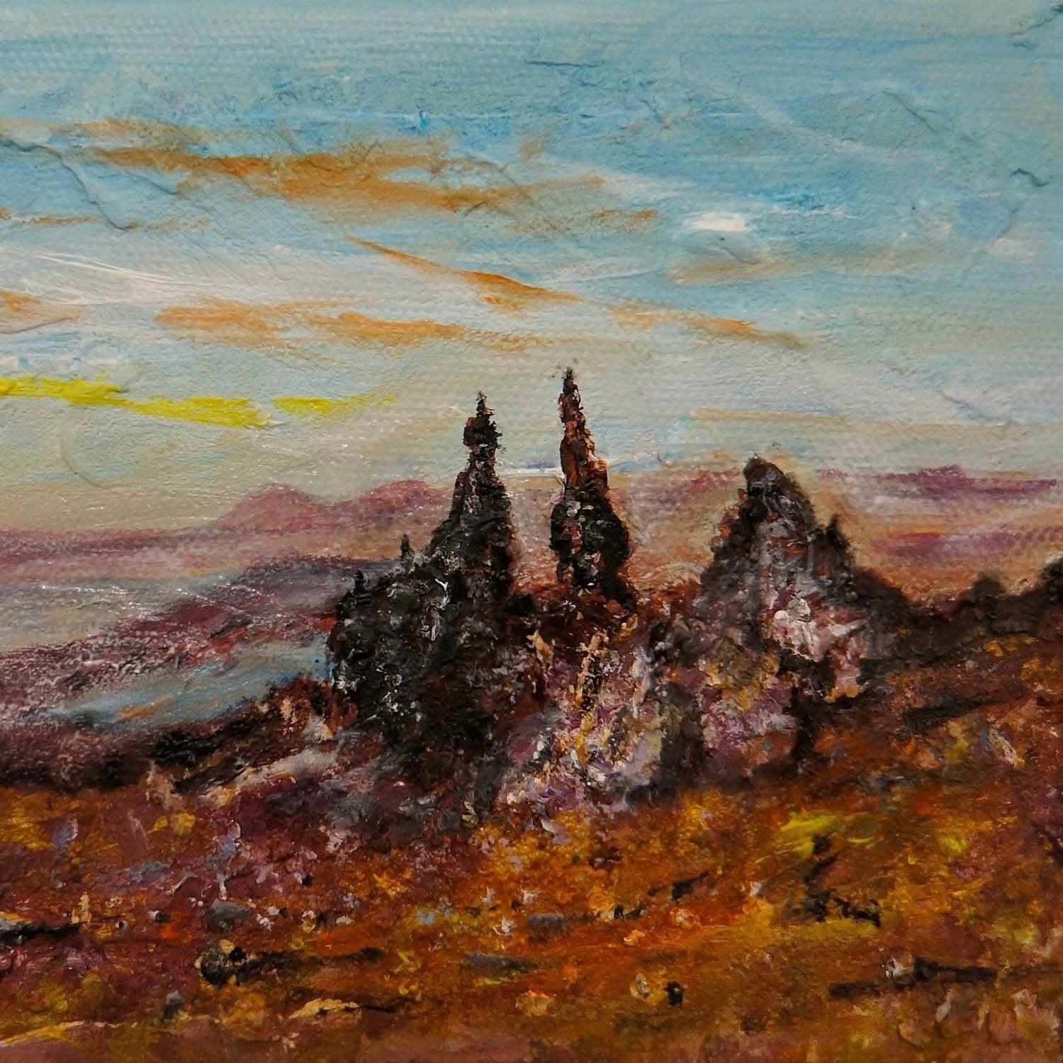 The Storr Skye Wooden Art Block