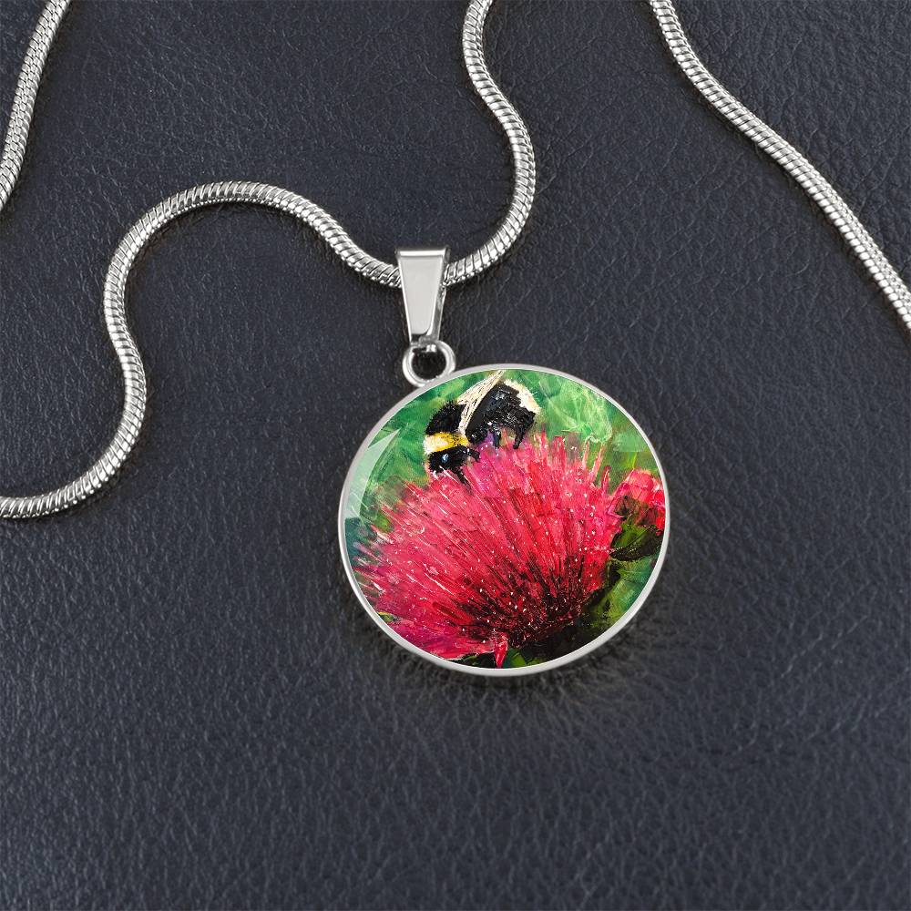 The Thistle & The Bee | Scottish Art Jewellery | Luxury Necklace