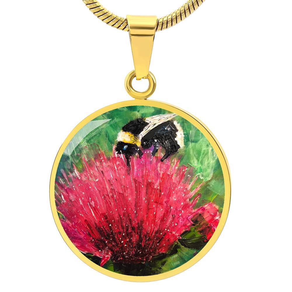 The Thistle & The Bee | Scottish Art Jewellery | Luxury Necklace