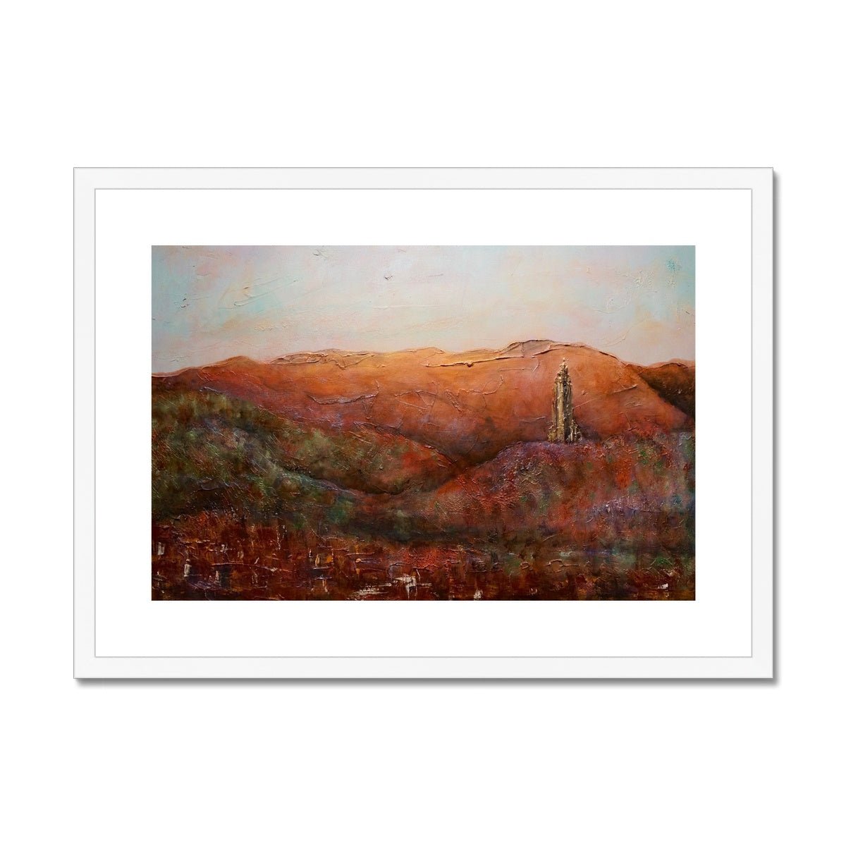 The Wallace Monument Painting | Framed & Mounted Prints From Scotland