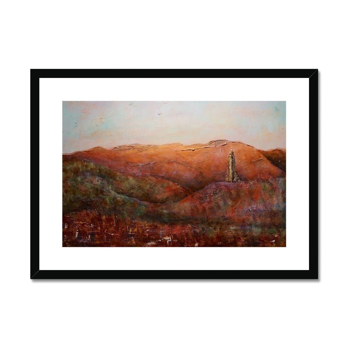 The Wallace Monument Painting | Framed & Mounted Prints From Scotland