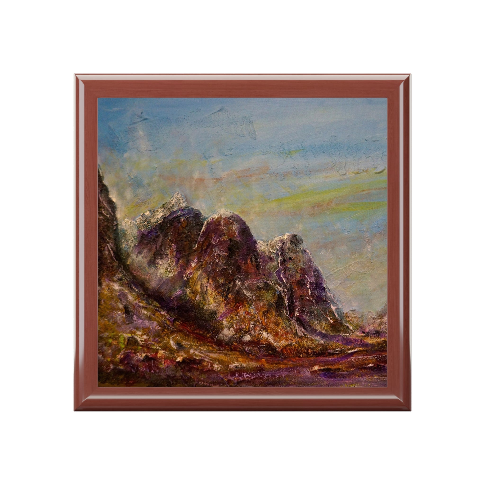 Three Sisters Of Glencoe | Jewellery Box | Scotland - Printify - Free Shipping Worldwide